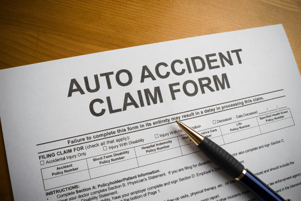 Auto Accident Claim Form