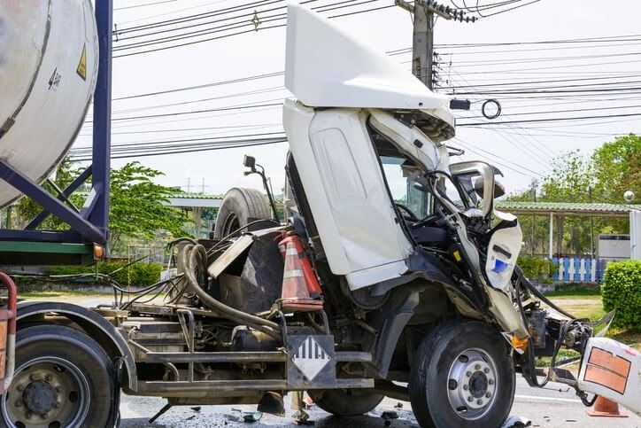 serious truck accident