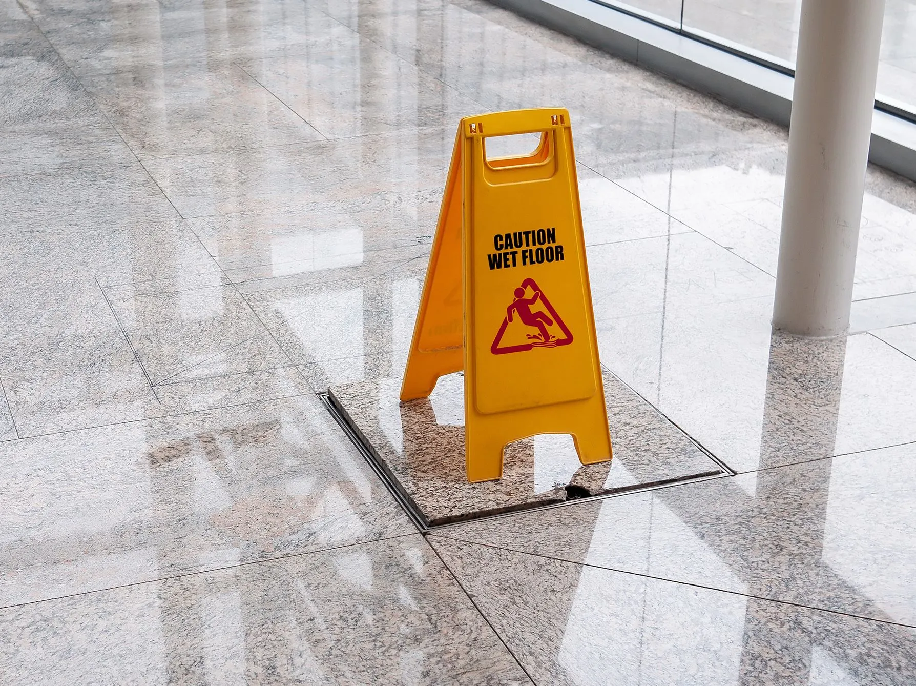 wet floor caution