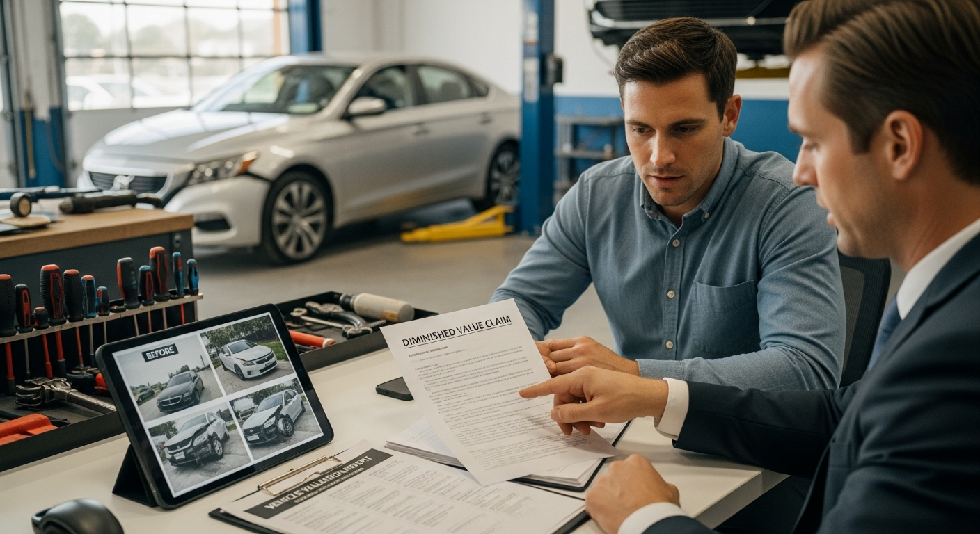 How to File a Diminished Value Claim After a Crash