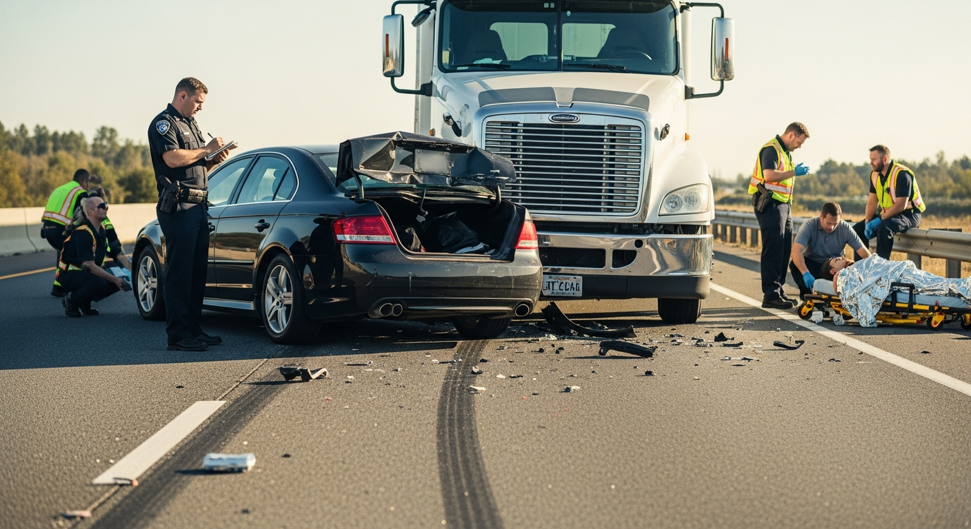 Common Causes of Rear-End Truck Accidents (and Why They’re So Dangerous)